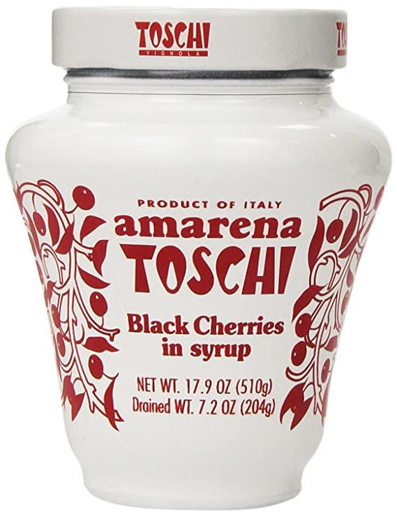 Toschi Amarena Black Cherries in Syrup
